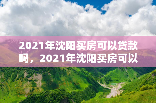 2021年 买房可以贷款吗，2021年 买房可以贷款吗多少钱